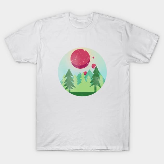 Forest Moon T-Shirt by AidanJWar